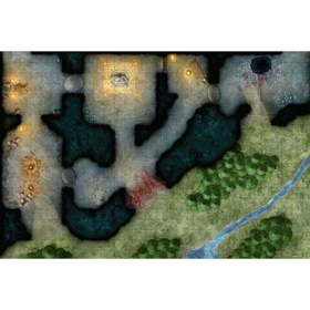 Gale Force 9: RPG Mat - Caves of Chaos (PREORDER)