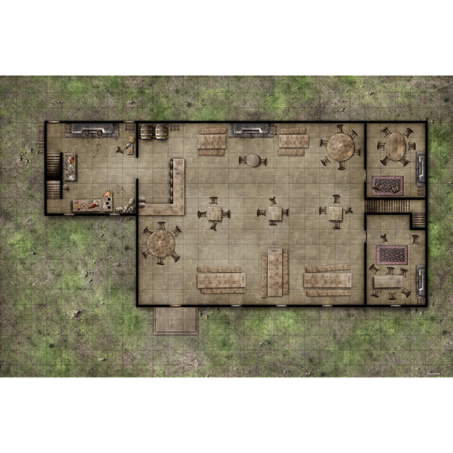 Gale Force 9: RPG Mat - Inn of the Open Arms (PREORDER)