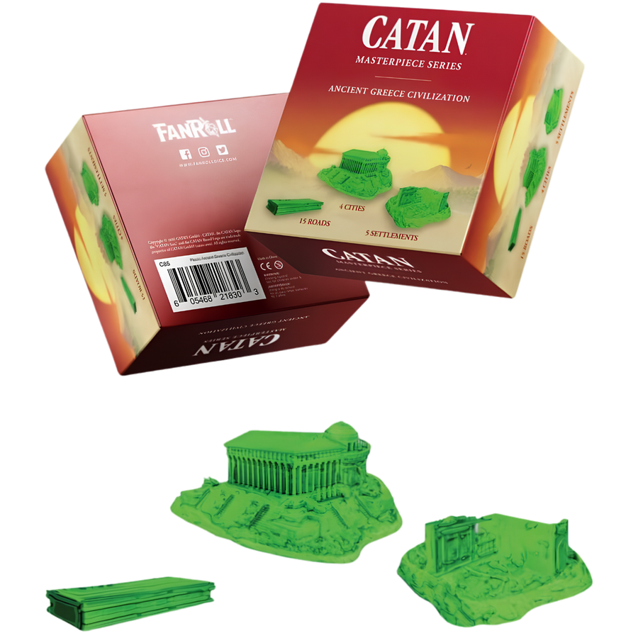 FanRoll: Catan Masterpiece Series - Ancient Greece Civilization (Plastic) (PREORDER)