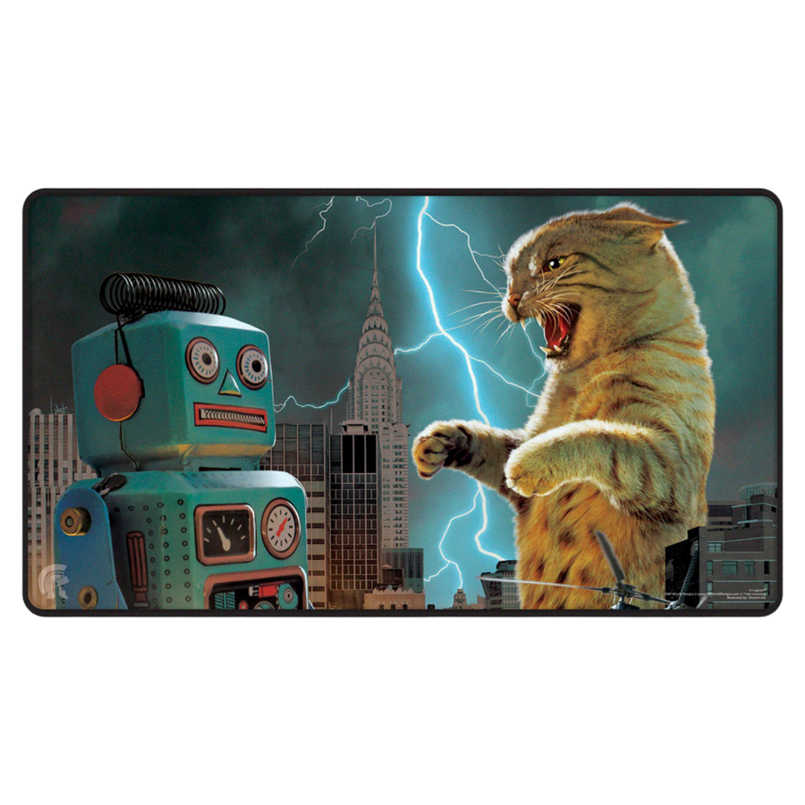 Ultra Pro Playmat: Movie Cats: Catzilla (Black Stitched) (PREORDER)