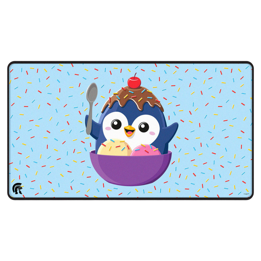 Ultra Pro Playmat: Ice Cream Penguin (Black Stitched) (PREORDER)