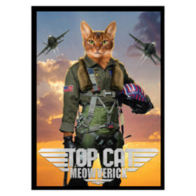 Ultra Pro Sleeves: Double-Matte White Core - Movie Cats: Top Cat Meowverick (50ct) (PREORDER)