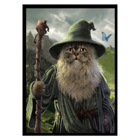 Ultra Pro Sleeves: Double-Matte White Core - Movie Cats: Catdalf (50ct) (PREORDER)