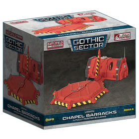Battlefield in a Box: Gothic Sector - Legion Chapel Barracks (Red) (PREORDER)
