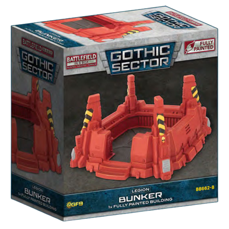 Battlefield in a Box: Gothic Sector - Legion Bunker (Red) (PREORDER)