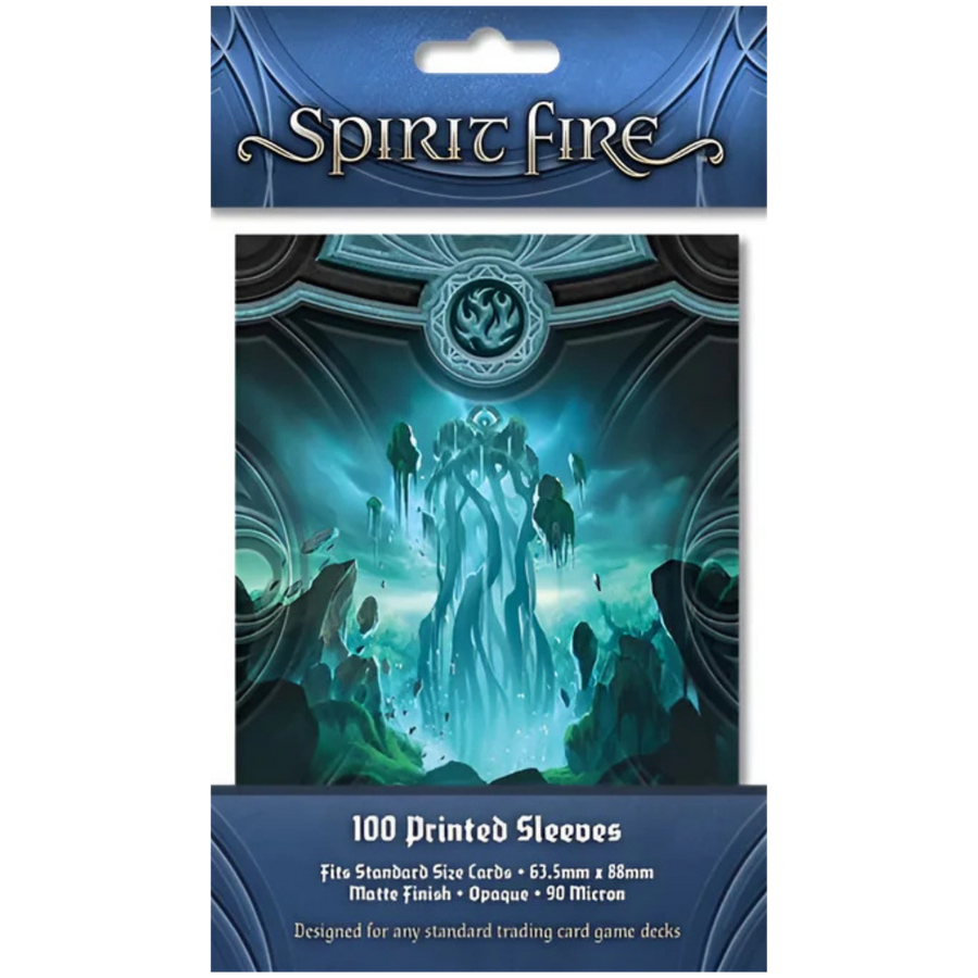 Spirit Fire: Opaque Printed Card Sleeves - Upsurge (Blue) (100ct) (Add to cart to see price) (PREORDER)