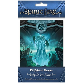 Spirit Fire: Opaque Printed Card Sleeves - Upsurge (Blue) (100ct) (Add to cart to see price) (PREORDER)