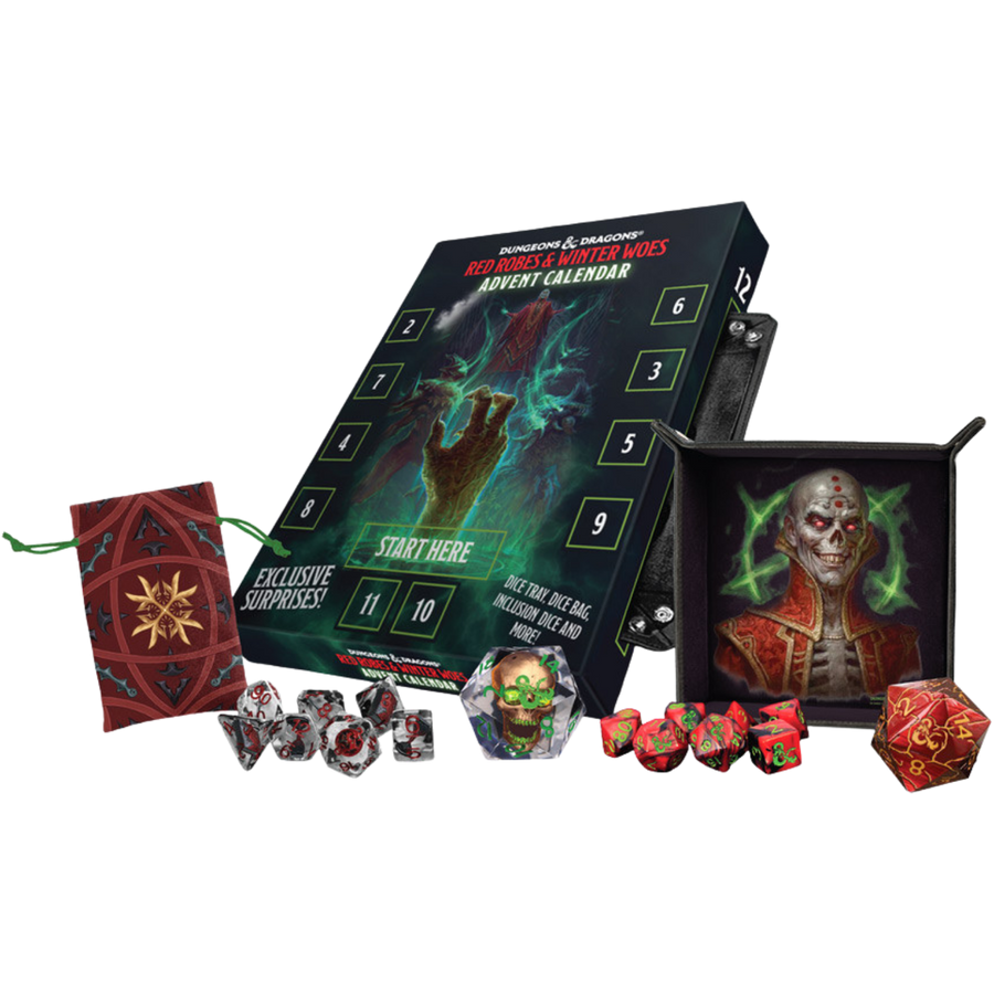 FanRoll: Dungeons & Dragons Red Robes & Winter Woes - Advent Dice Calendar (PREORDER)
