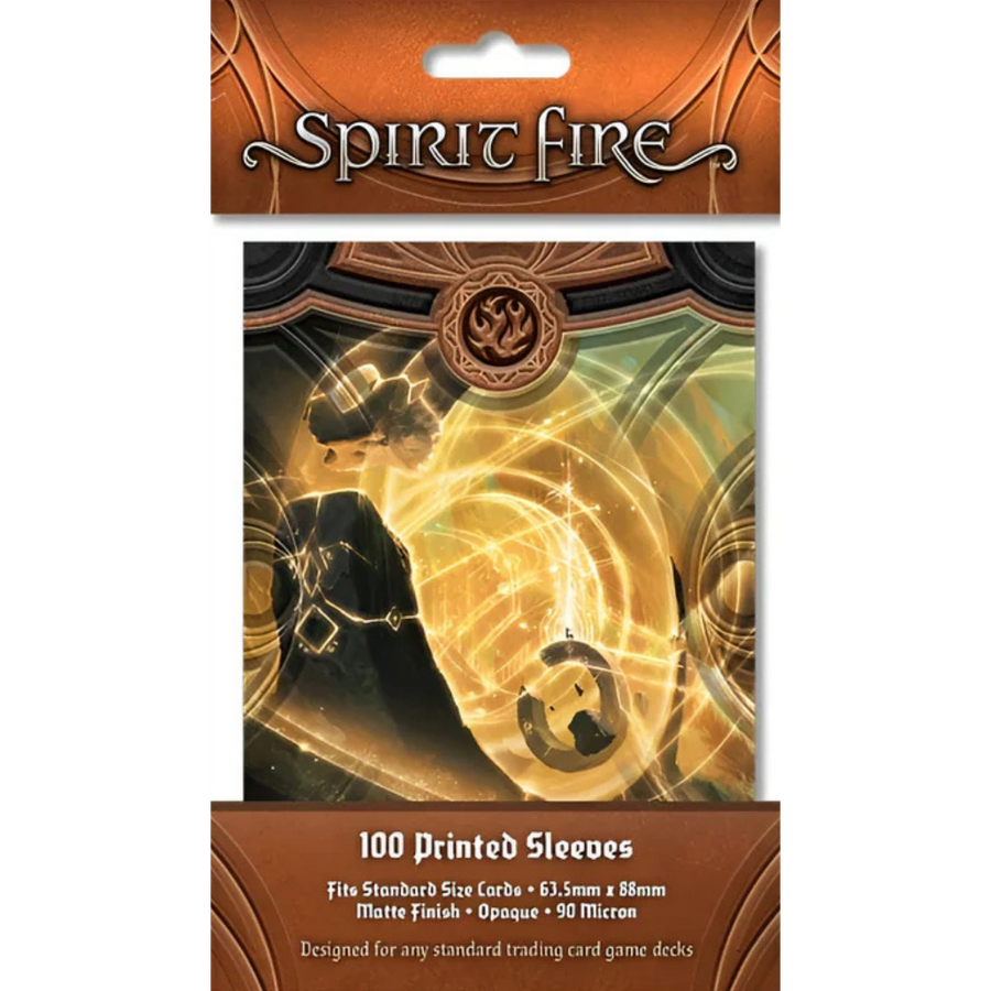 Spirit Fire: Opaque Printed Card Sleeves - Planetarium (Gold) (100ct) (Add to cart to see price) (PREORDER)