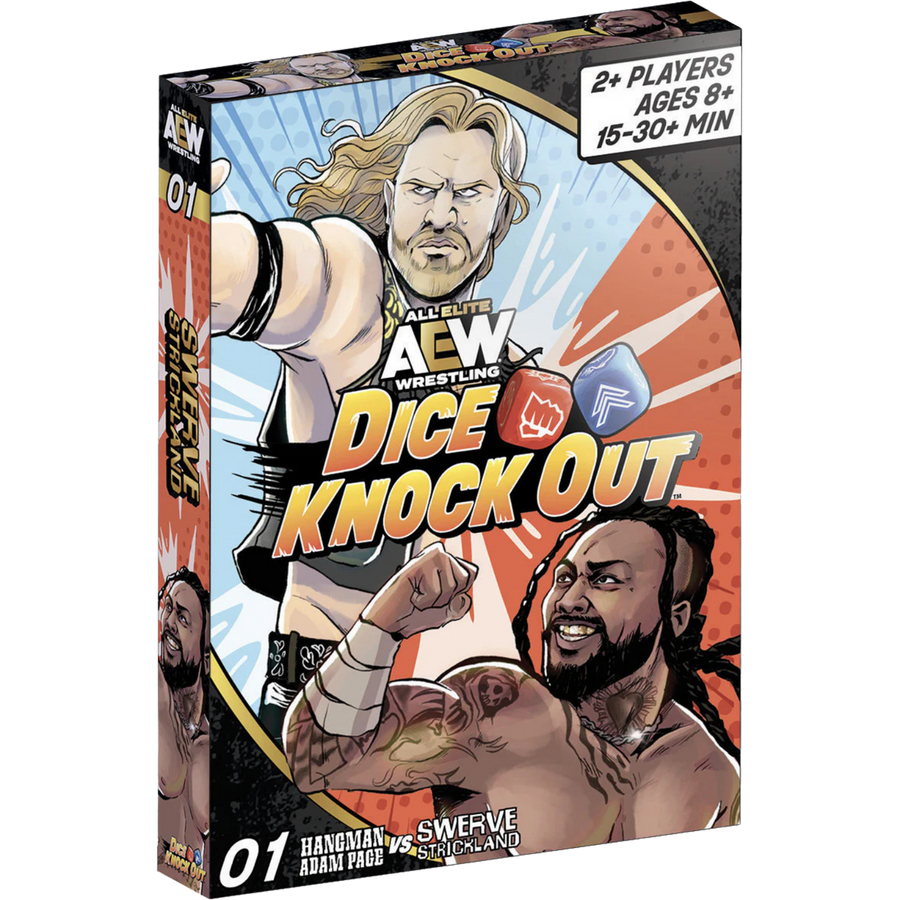 AEW Dice Knock Out: Set 01 - Hangman Adam Page vs Swerve Strickland (PREORDER)