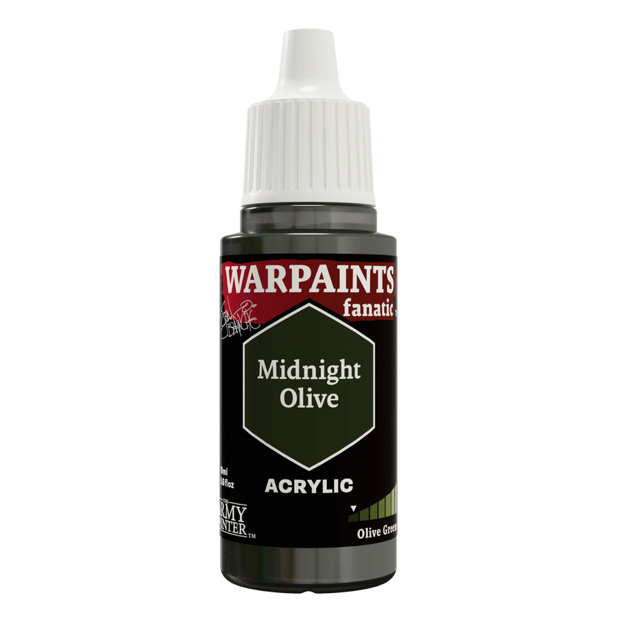 The Army Painter: Warpaints Fanatic - John Blanche Masterclass - Midnight Olive (18ml) (PREORDER)
