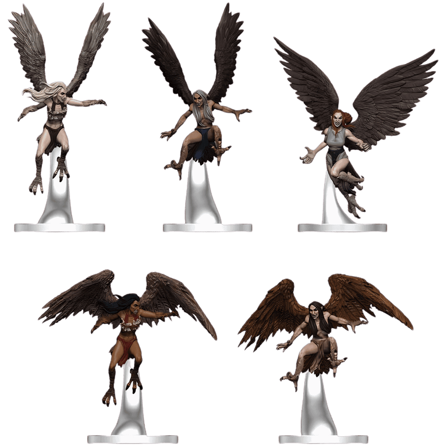 Dungeons & Dragons Miniatures: Icons of the Realms - Harpy Flock (PREORDER)
