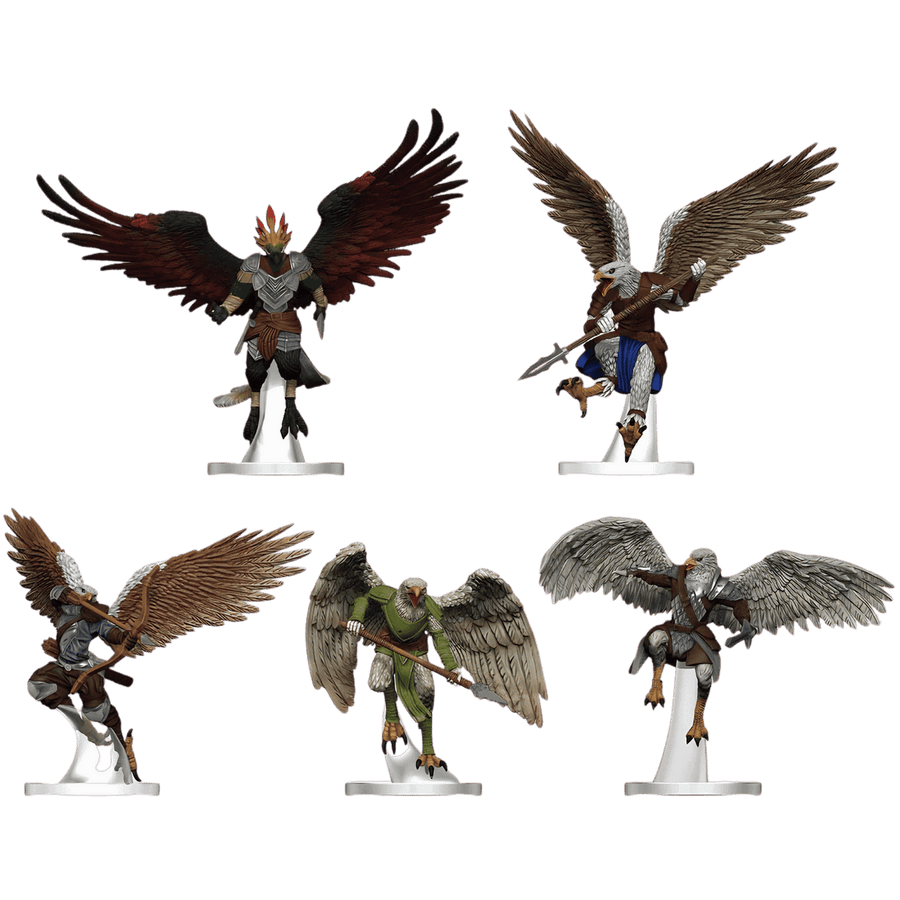 Dungeons & Dragons Miniatures: Icons of the Realms - Aarakocra Flock (PREORDER)