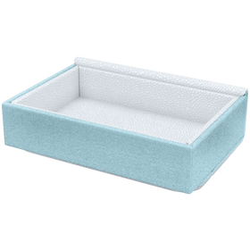Dragon Shield: Dragon Tray - Dice Tray - White & Aqua (PREORDER)