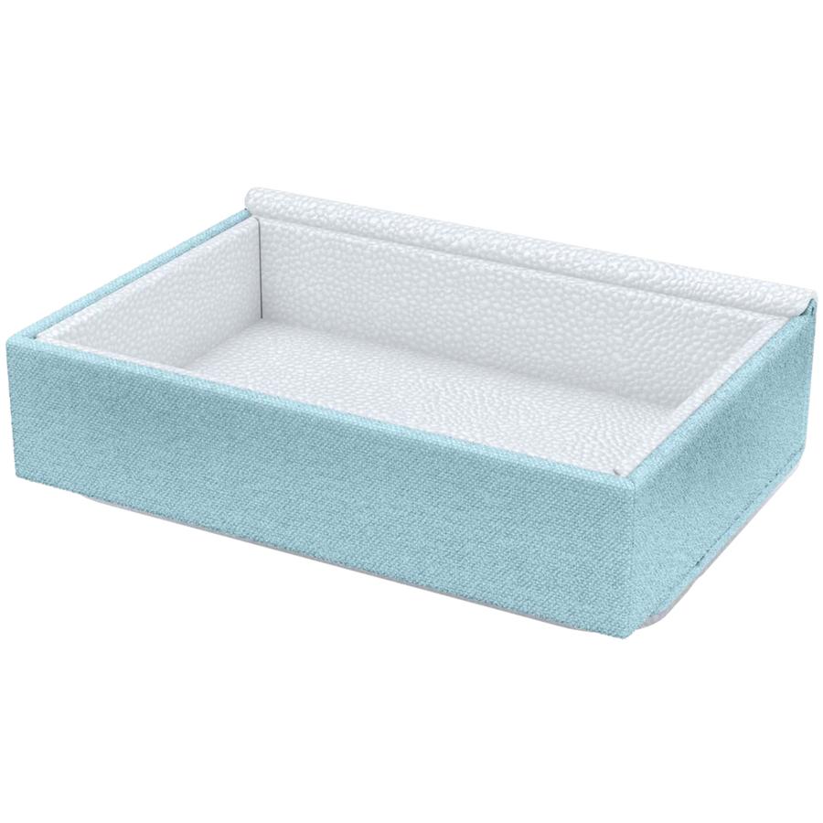 Dragon Shield: Dragon Tray - Dice Tray - White & Aqua (PREORDER)