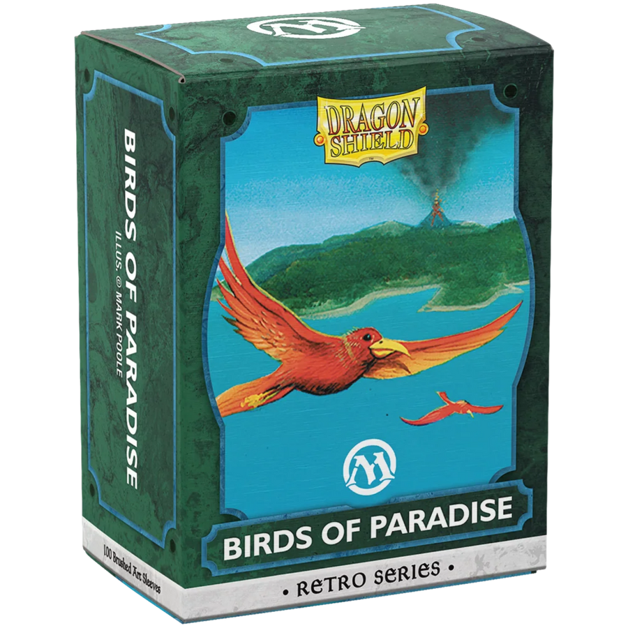 Dragon Shield: Retro Series MTG "Birds of Paradise" - Brushed Art Card Sleeves (100ct) (PREORDER)
