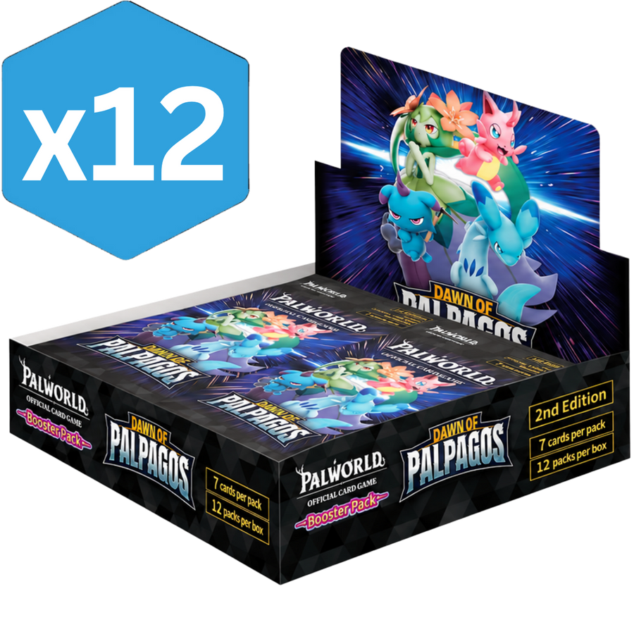 Palworld Official Card Game: Dawn of Palpagos - Booster Box 2nd Edition (Sealed Case) (PREORDER RESTOCKS SEPTEMBER 11TH)
