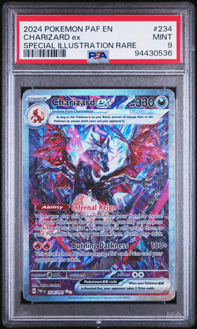 2024 POKEMON PAF EN-PALDEAN FATES #234 CHARIZARD EX SPECIAL ILLUSTRATION RARE PSA 9