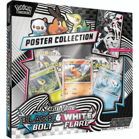 Pokemon Scarlet Violet Black Bolt White Flare Poster Collection