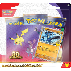 Pokemon TCG: 30th Celebration Tech Sticker Collection - Lucario (Preorder)