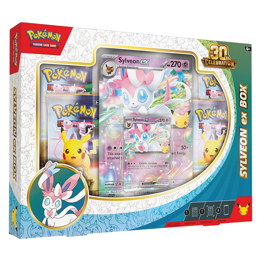 Pokemon TCG: 30th Celebration - Sylveon ex Tin (Preorder)