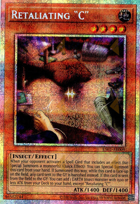 ES02-AE009 Retaliating C (Prismatic Secret Rare) (Status B)