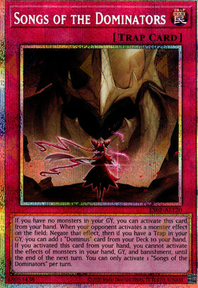ES02-AE120 Songs of the Dominators (Prismatic Secret Rare)