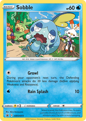 Sobble Swsh073 298 Swsh Black Star Promos Holofoil