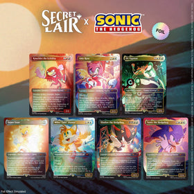 Magic the Gathering: Secret Lair x Sonic the Hedgehog Superdrop: Friends & Foes (Rainbow Foil)