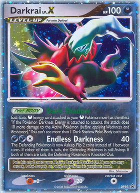 Darkrai LV.X - DP19 - Diamond and Pearl Promos