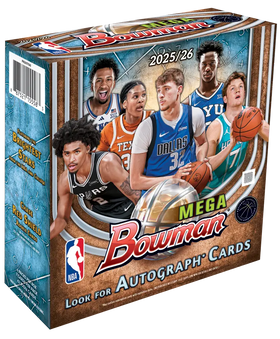 2025-26 Topps NBA Bowman Basketball Mega Box