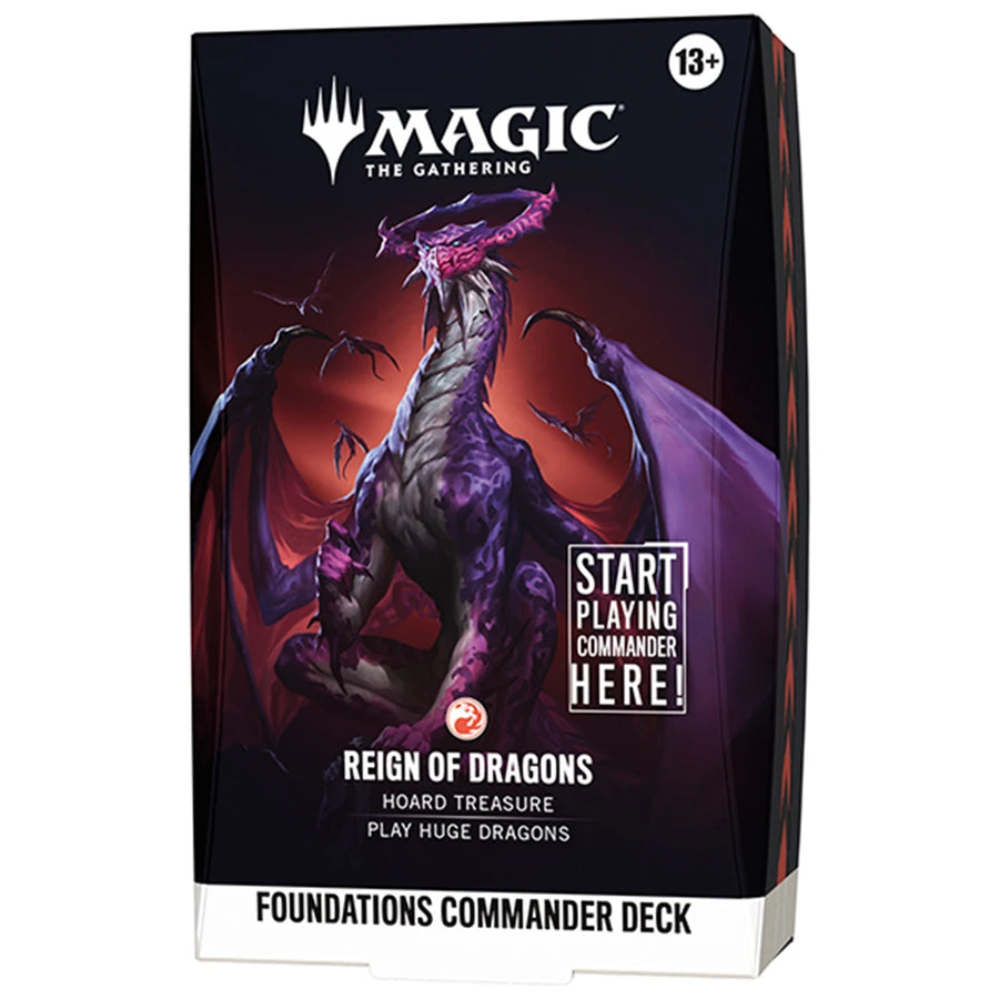 MTG: Foundations - Starter Commander Deck - Reign of Dragons (Preorder)
