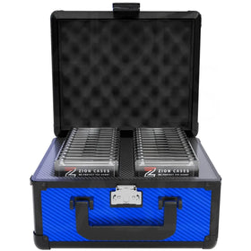 Zion Graded 2 Row Slab Case Carbon Fiber Navy