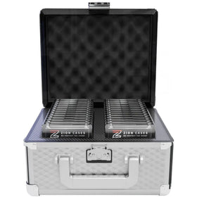 Zion Graded 2 Row Slab Case Silver Cubed
