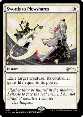 Swords to Plowshares (SLD-1021) - Secret Lair Drop Foil