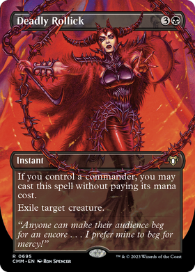 Deadly Rollick (CMM-695) - Commander Masters (Borderless) Foil