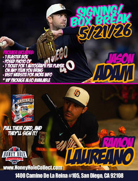 LAUREANO AND ADAM BOX BREAK EVENT
