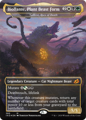 Nethroi, Apex of Death (IKO-380) - Ikoria: Lair of Behemoths / Biollante, Plant Beast Form (Borderless) Foil