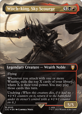 Witch-king, Sky Scourge (LTC-555) - Tales of Middle-earth Commander (Borderless) Foil