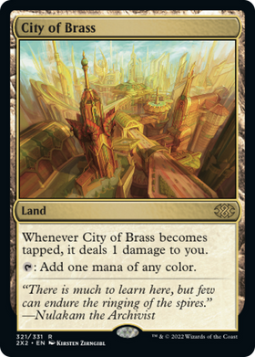 City of Brass (2X2-321) - Double Masters 2022 Foil