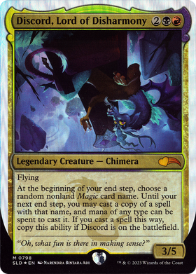Discord, Lord of Disharmony (SLD-798) - Secret Lair Drop Foil
