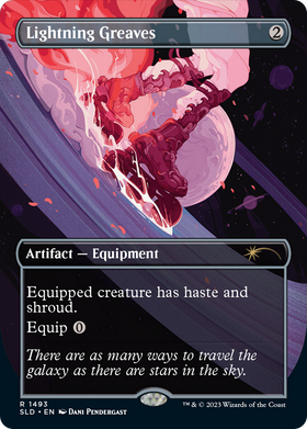 Lightning Greaves (SLD-1493) - Secret Lair Drop (Borderless)