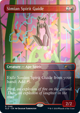 Simian Spirit Guide (SLD-1548★) - Secret Lair Drop (Borderless) Foil