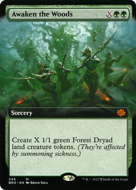 Awaken the Woods (BRO-344) - The Brothers' War: (Extended Art)