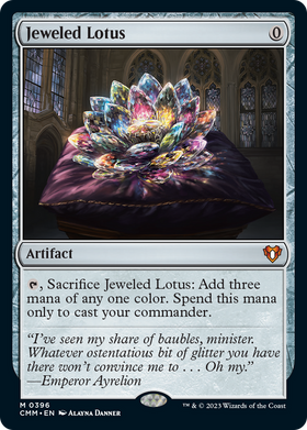 Jeweled Lotus (CMM-396) - Commander Masters Foil