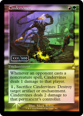 Cindervines (RVR-360Z) - Ravnica Remastered Foil