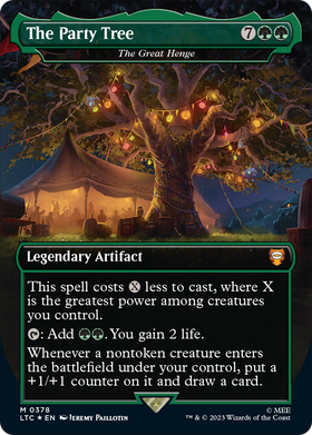 The Great Henge (LTC-378) - Tales of Middle-earth Commander / The Party Tree (Borderless) Foil