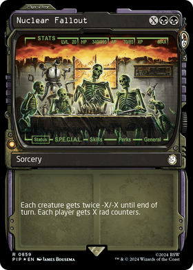 Nuclear Fallout (PIP-859) - Fallout: (Showcase) Foil