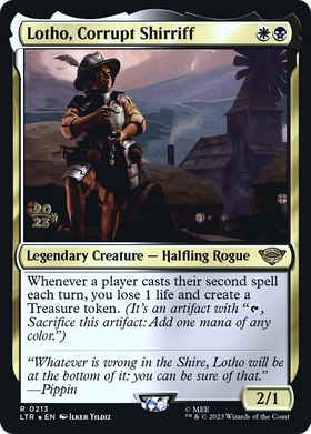 Lotho, Corrupt Shirriff (PRE-213S) - Tales of Middle-earth Promos Foil