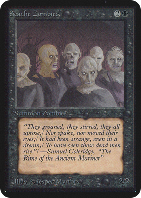 Scathe Zombies (LEA-125) - Limited Edition Alpha